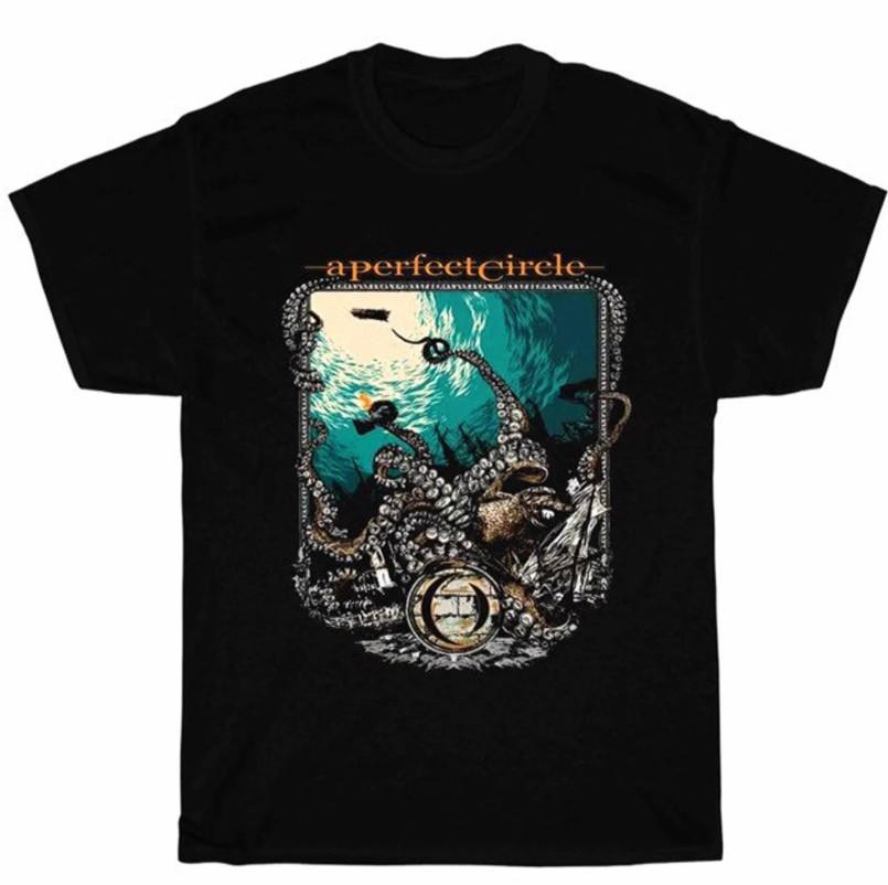 Vtg A Perfect Circle Band For Fans T Shirt Black Cotton Unisex Full Size BL317 Unisex T-Shirt S