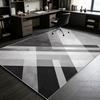 Minimalism Black White Gray Geometric Study Carpet Antiskid Easy Cleaning Living Room Rug Washable Room Decoration Home Mat