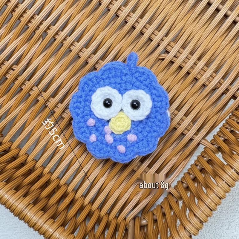 Cartoon Lächeln Gesicht Plüsch Schlüsselanhänger Anhänger - Niedliches DIY Schmuckzubehör & Kleines Geschenk