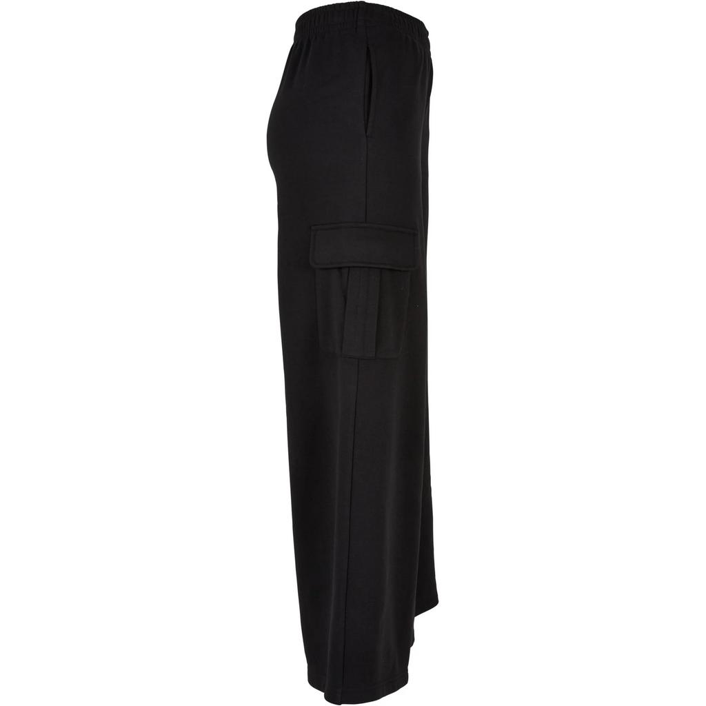 Urban Classics Womens/Ladies Terrycloth High Waist Wide Leg Cargo Trousers
