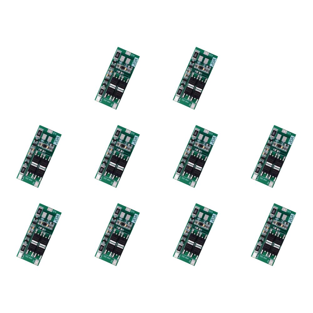 

10/20Pcs HW-391 2S 20A 7.4V 8.4V Lithium Battery Protection Board 18650 BMS Board Module Charging Board Charger Module