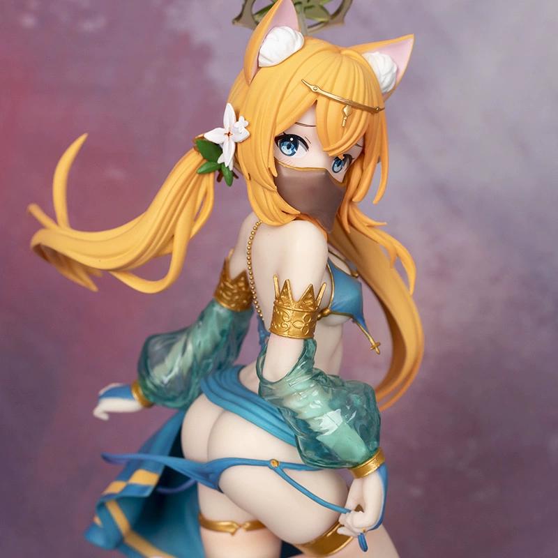 New In Stock Elo Mary Dancer Hand-Made Beautiful Girl Cute Exotic Cat Ear Animation Anime Model Game Peripheral Decorations