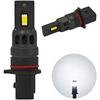 2 Pcs P13W LED Bulb 12-24V 3000lm CANBUS White Powerful Off-Road