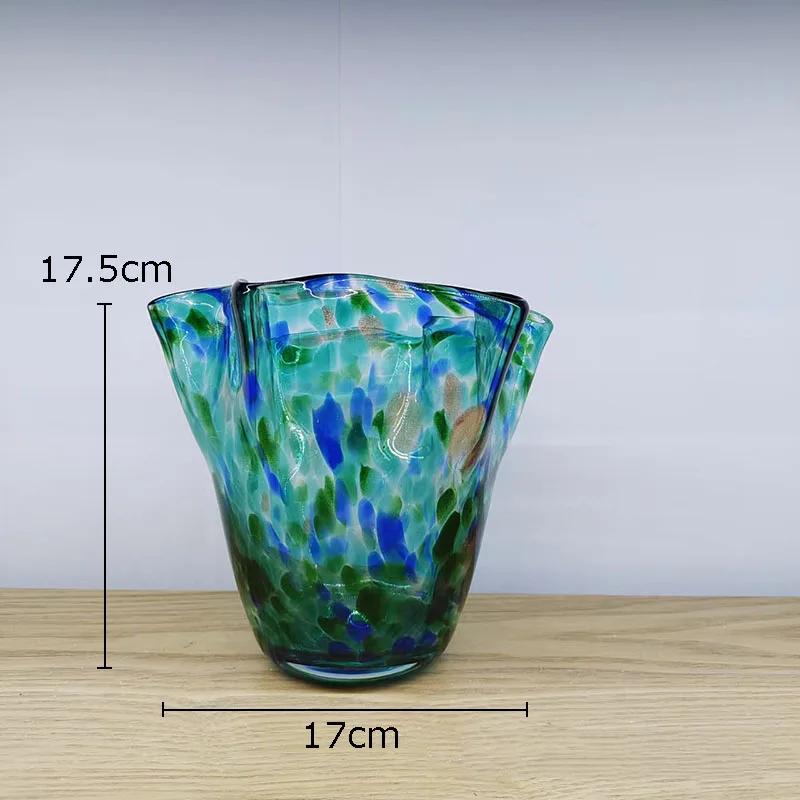 

Colorful Transparent Glass Vase Hydroponic Flower Pots Decorative Flowers Arrangement Desk Decoration Floral Vases Modern Decor