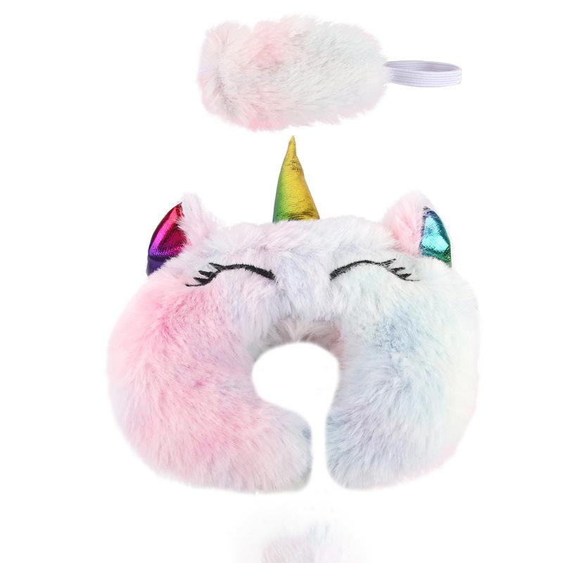 Dukkesovepose for 43 cm dukker Nydelig enhjørningspute 10-18 tommer Baby Nyfødt Dukketilbehør American Girl Bursdagsgave