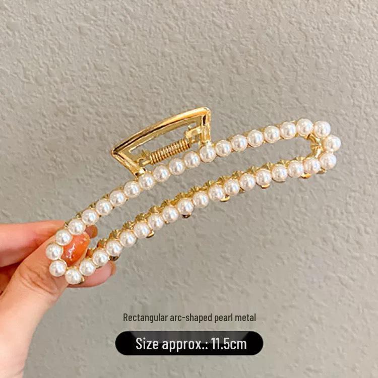 High-End Large Metal Claw Hair Clip for Women - Elegant Updo Accessory
