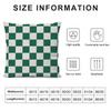 Checkerboard Plaid Cushion Cover Soft Plush Fabric Double-Sided Printed Sofa Cushion Cover For All Seasons Home Decor Gift