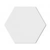 Dekoracyjne Lustro Akrylowe Hex - Srebrne