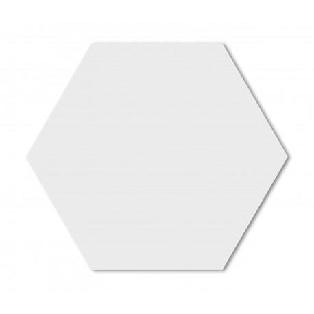 Dekoracyjne Lustro Akrylowe Hex - Srebrne