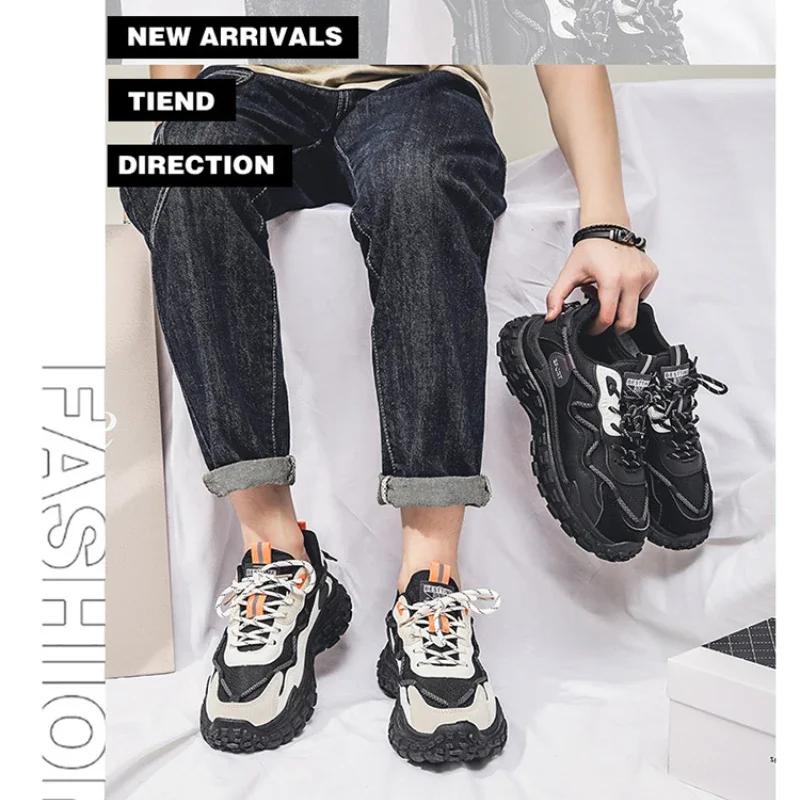 Новая коллекция весна-осень Стильные удобные кроссовки для ходьбы для мужчин Кроссовки — фото 3