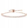 Elegant Rose Bracelet With Zircons