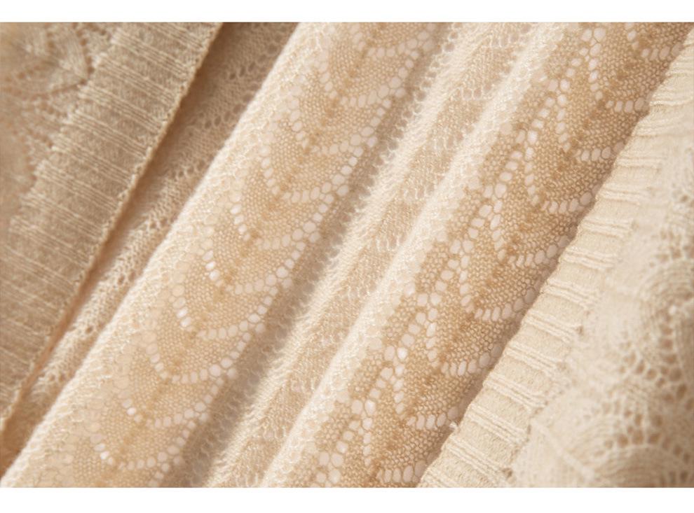 Women's Pure Cashmere Neck Protection Shawl Scarf Cape