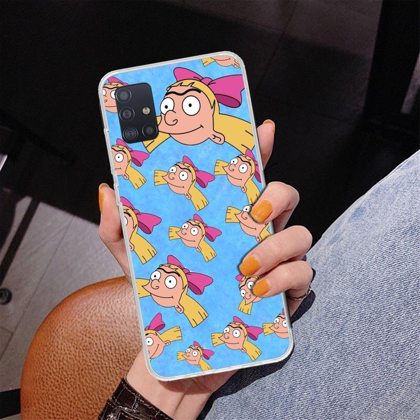 Cartoon Hey Arnold Fondos Phone Case For Samsung Galaxy A52 A32 A22 A12 A51 A31 A50S A30S A20S A10S Note 20 Ultra 10 Plus S10 A7