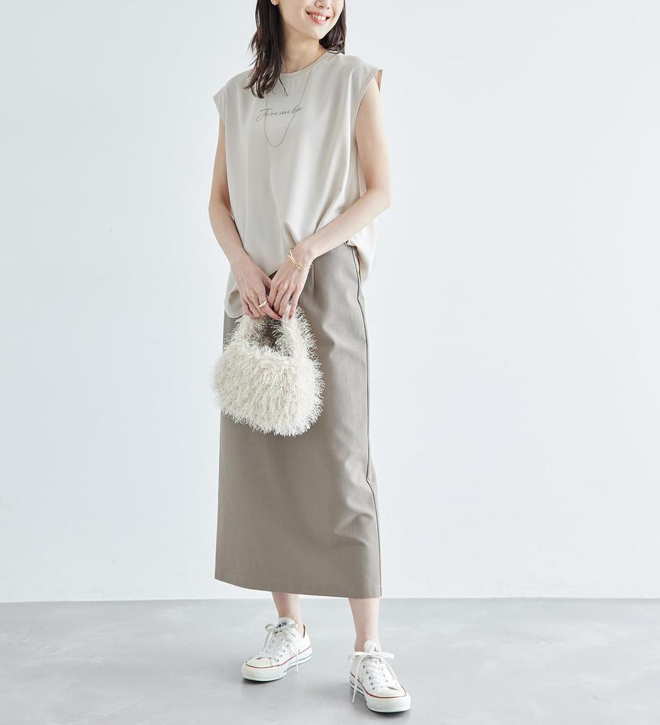 Cut Tops Cut Georgette Beige Sub [ROPE PICNIC] Women's (28)