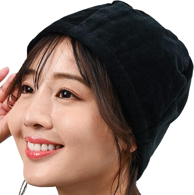 Sauna Made In Imabari Sauna Sauna Sauna Black [ENTRAMBI] Hat, Japan, Towel, Cap, Hat, Goods, Women's, Large,