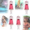 Moana Cosplay Costume Set For All Ages Stunning Moana Outfit With Skirt Top And Accessories