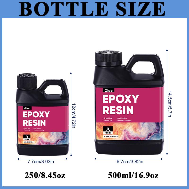 Newly Formulated Epoxy Resin Kit – Crystal Clear, Strong, Bubble-Free, 1:1 Ratio Epoxy Resin for DIY Art & Mold Casting