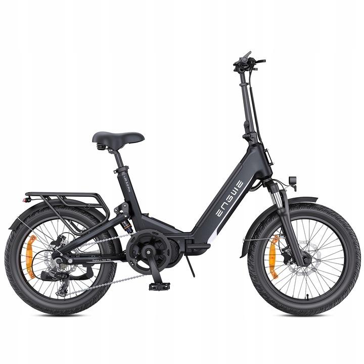 Składany rower elektryczny ENGWE L20 3.0 PRO, silnik 250W, bateria 48 V 15 Ah, prędkość maksymalna 25 km/h, zasięg 160 kilometrów, opony 20*3.0 cala