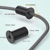 4pcs Silicone Wall Grommets Non-slip Threaded Wall Hole Cover Wall Mount Cable Grommets for Starlink Wall Cable Management
