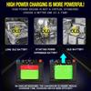 E-FAST 10A 7-stufiges 12V/24V Universelles Auto- & Motorrad-Batterieladegerät für Lithium- & Blei-Säure-Batterien