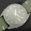 VINTAGE SEIKO 5 AUTOMATIC 6309A JAPAN MENS GREEN COLOR DIAL WATCH A701507-5 R206b-a701507