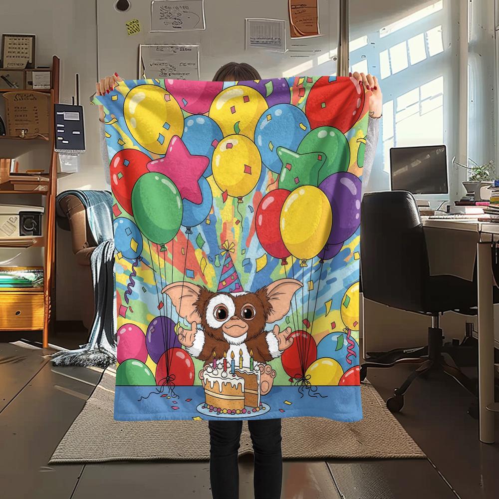 Gremlins Flannel Blanket, High quality Comfortable for All Seasons, Home Decor, Warmth and Comfort