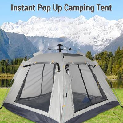 Instant Pop Up Waterproof Camping Tent Outdoor Easy Set Up Automatic Beach Tent for 3 5 People