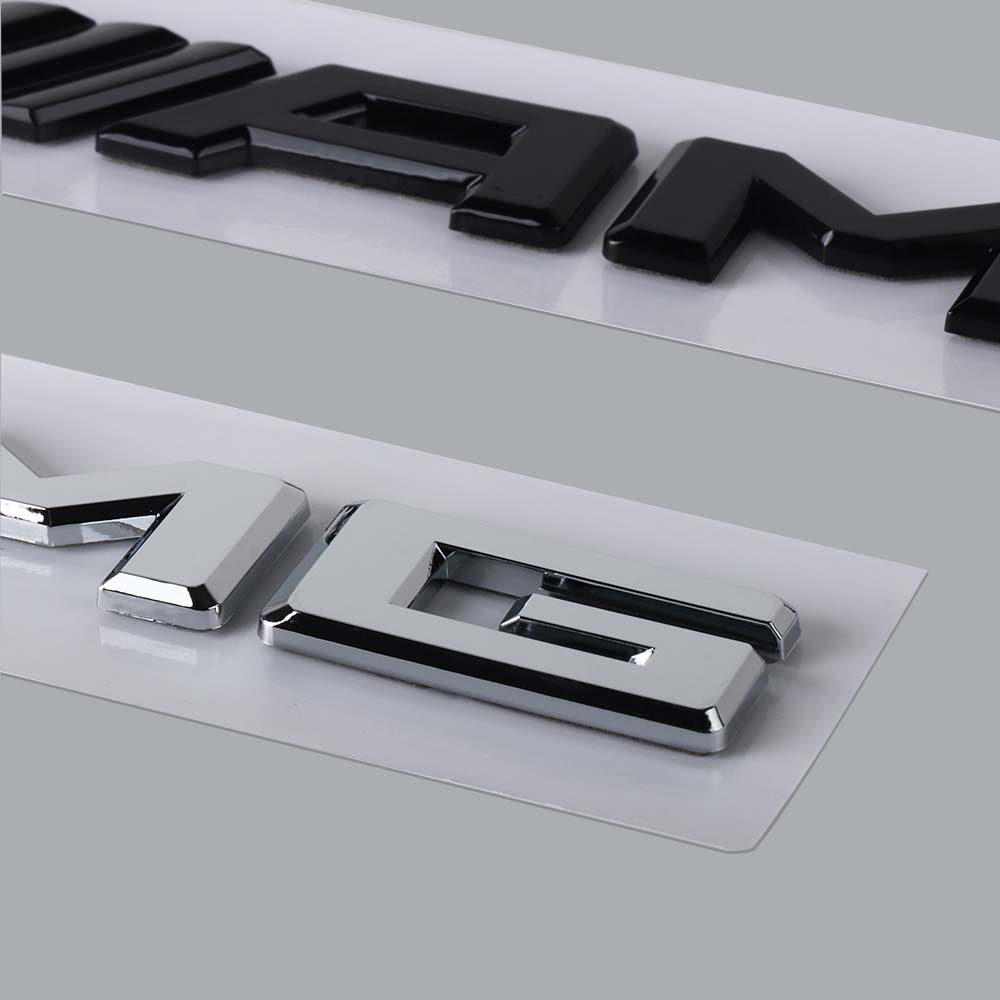 3D ABS Car Rear Trunk AMG Badge Decoration Sticker For Mercedes Benz AMG W206 W204 W205 W212 W213 W221 W222 W223 W251 W464 W108