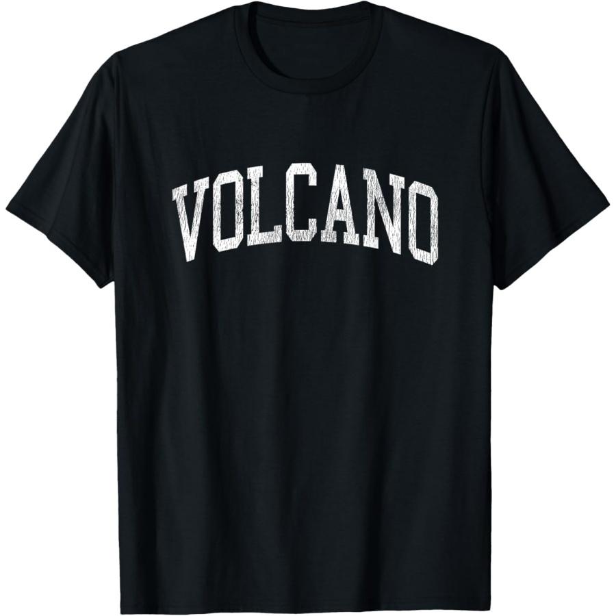 Volcano Hawaii HI Vintage Athletic Sports Design T-Shirt XXXXXL чёрный