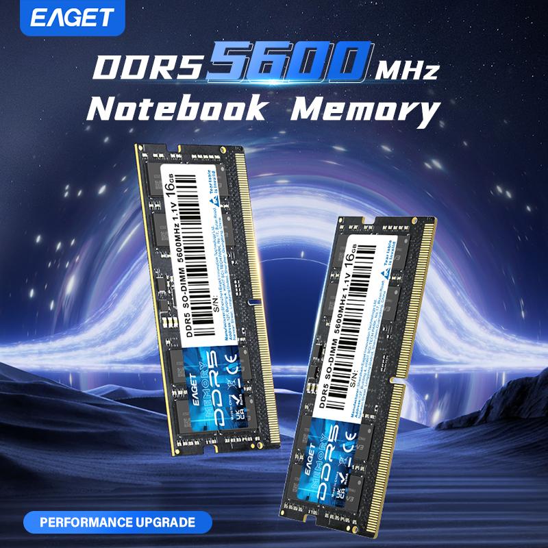 DDR5 RAM Kit,5600MHz Laptop Memory, CL46, High Performance, Energy Efficient, Compatible for Mainstream Notebooks Only,Not for Desktop Computer