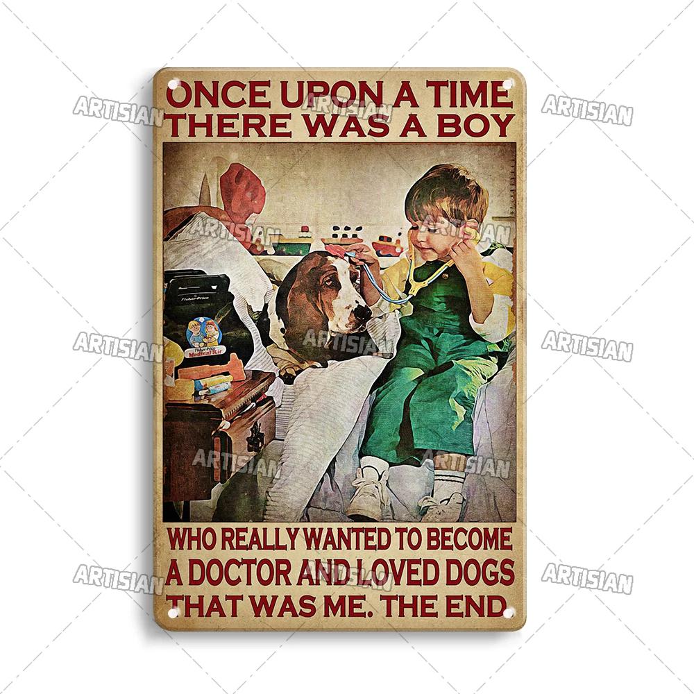 ARTISIAN Weathered Doctor Metal Poster Vintage Metal Tin Sign Man Cave Garage Wall Decorative Home Metal Plaque Art Metal Sign