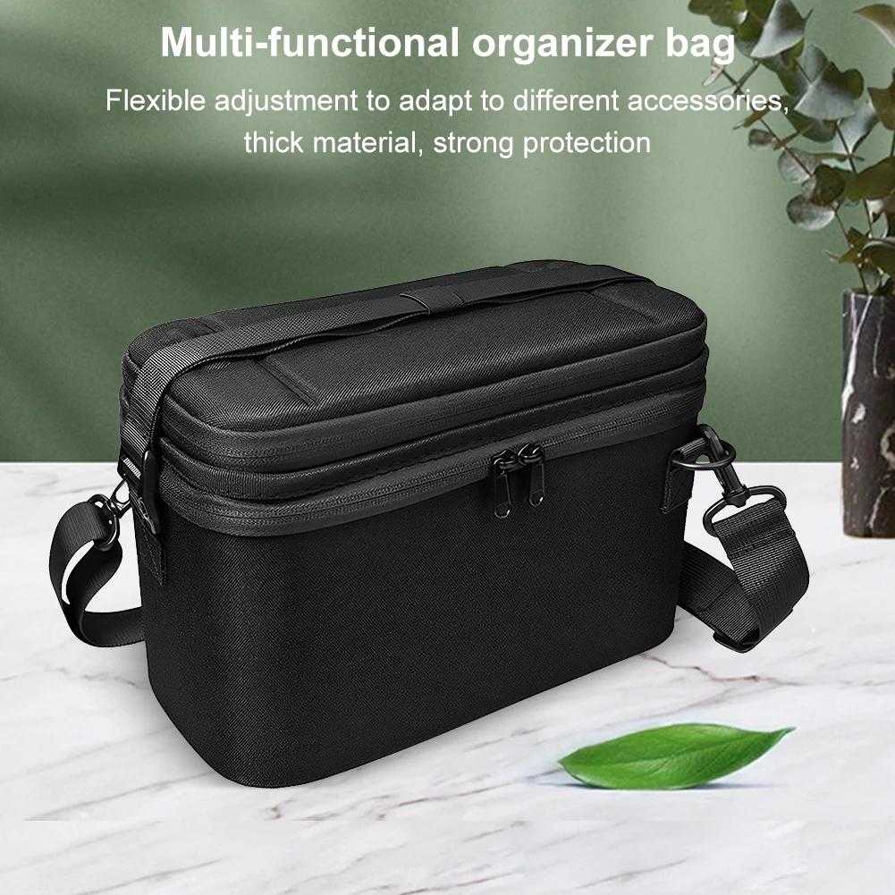 Portable Storage Bag Shockproof Travel Carrying Bag Anti-Scratch Hard Shell Storage Bag for Switch 2 Console Base Power Adapter