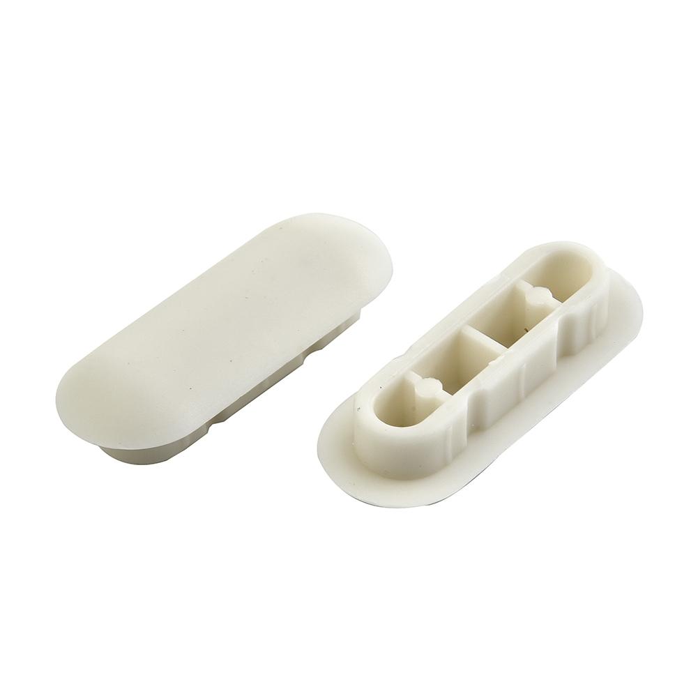 Top Cover Toilet Seat Bumpers White ABS+TPE Accessories Cushion