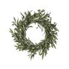 Artificial Olive Wreath,Spring Summer Wreath with Beans Window Branch Greenery Leaves for