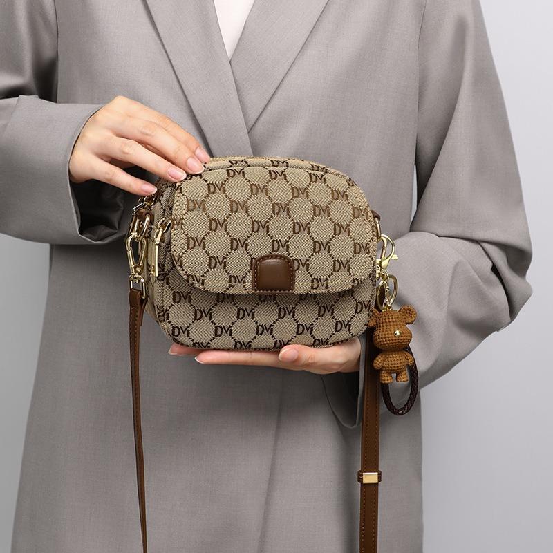 Bag autumn and winter women's crossbody versatile shoulder bag light luxury high-end niche design small satchel