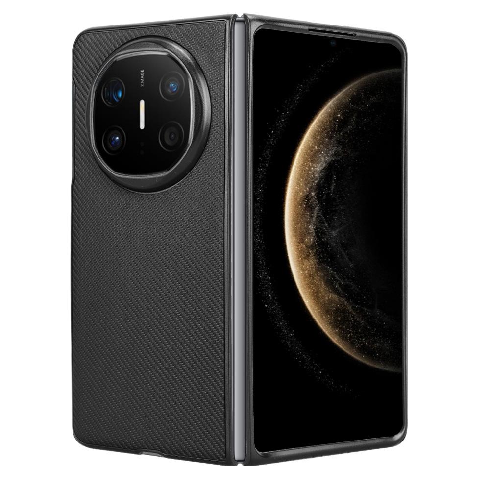 For Huawei Mate X6 Case Carbon Fiber Texture Shockproof PU + PC Phone Cover