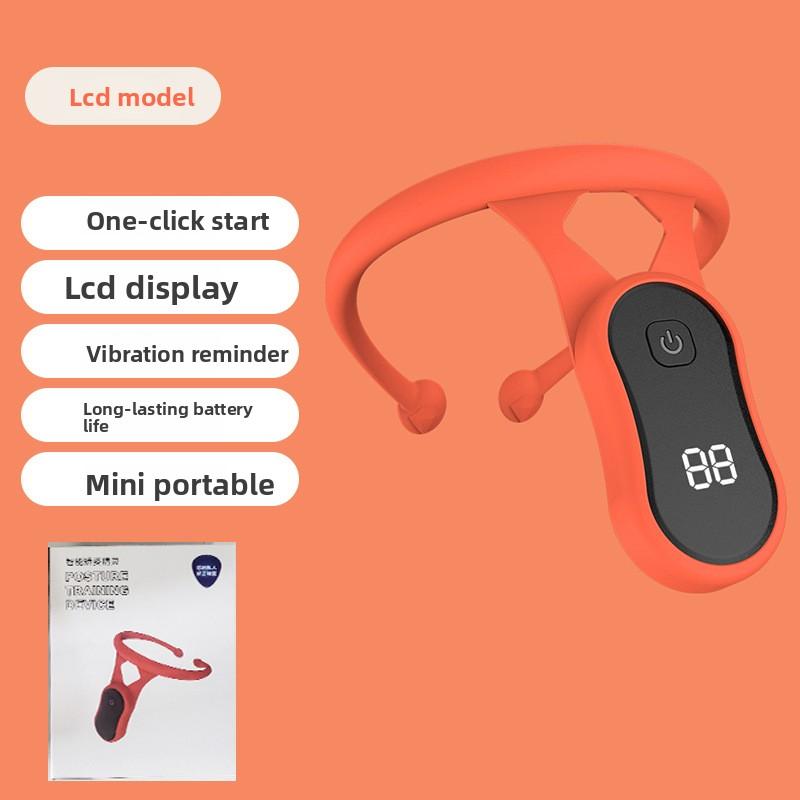 Intelligent Neck Straightener, Hunchback Straightener, Children's Adult Sitting Strap, LCD Sensor Aligner