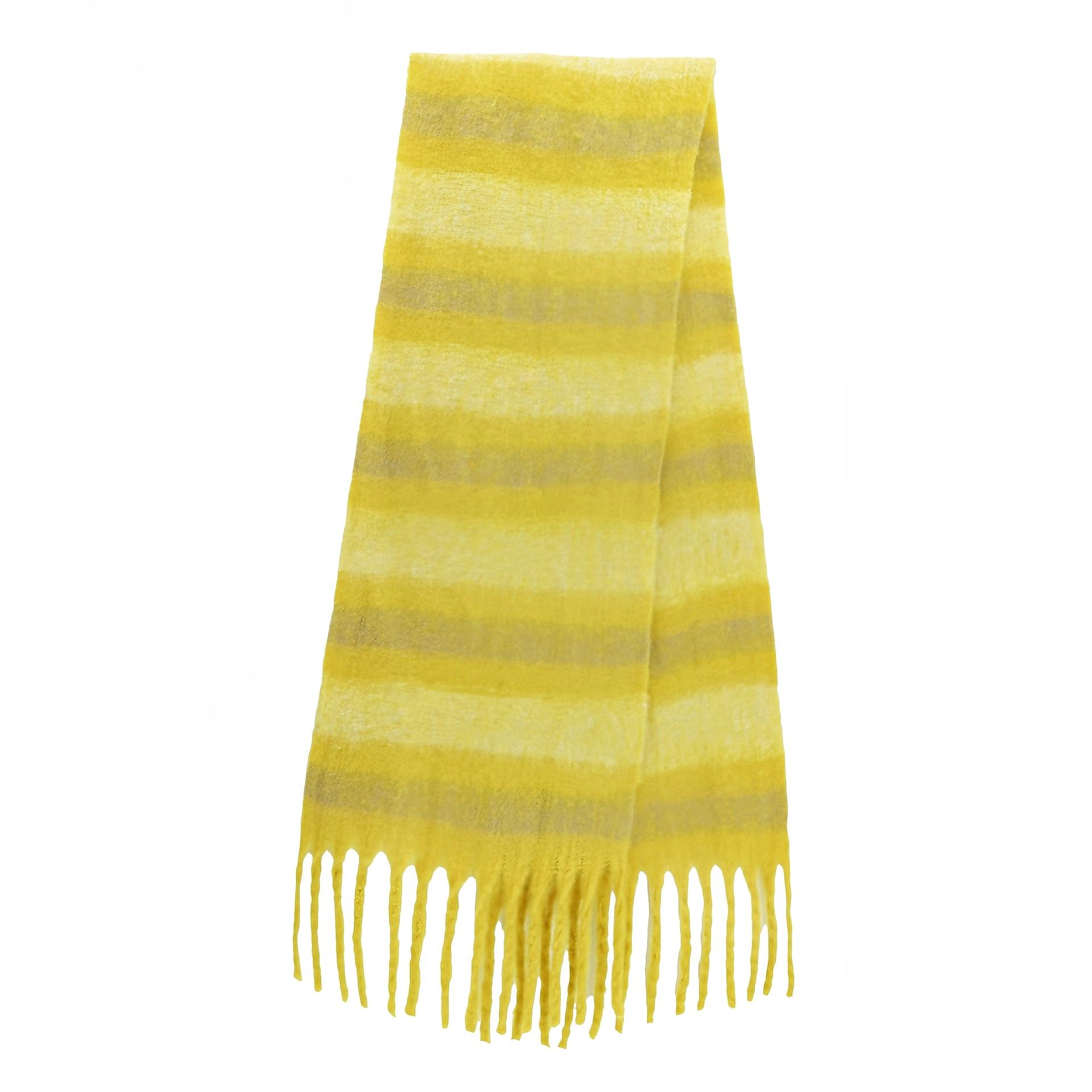 

Solid color scarf women s winter warm plush scarf women s macaron color autumn and winter windproof soft thickened scarf 210 * 40cm (40 tassel) 270