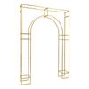 Golden Wedding Arch for Ceremony Square, Metal Balloon Arch Frame, Garden Arch Frame for Wedding and Birthday Party Decoration