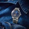 [Zeppelin] 100th Anniversary Automatic Watch, 50m Water Resistance, Mineral Glass, Navy Dial, 7662M-3, Men's