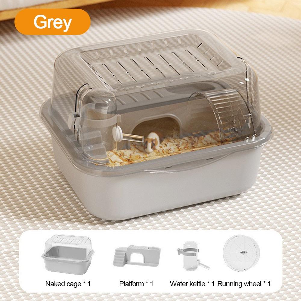 Large Space Small Animal Carrying Cage Sturdy Pet House Fashion Hamster Cage