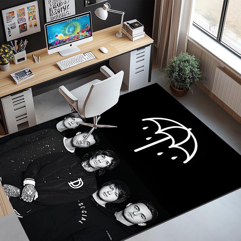 Bring Me the Horizon Pattern Rug, Indoor/Outdoor Mat, for Picnic, Gameroom, Bedroom, Office, Living Room, Home Decor Carpet, Birthday Gift