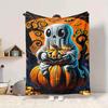 1PC Halloween Ghost Blanket, Throw For Sofa, Bed, Travel, Camping, Livingroom, And Bed, Printing Blanket With Soft And Warm Fabric yy250918194