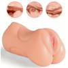 Masturbador Masculino 3 em 1 TPE Copo de Bolso Realista Stroker Manual Portátil Brinquedo Adulto para Homens