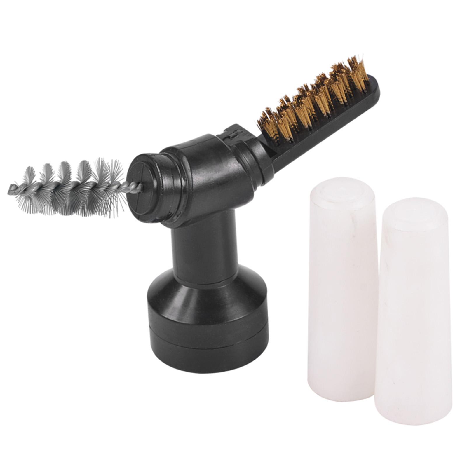 

Щетка для очистки клемм аккумуляторной батареи автомобиля, очиститель для удаления грязи и коррозии, щетки из нержавеющей стали, инструменты для чистки автомобиля чёрный