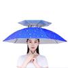 Fishing Hats Double Rainy Umbrella Anti UV Rainproof Sun Protection Fishing Umbrellas
