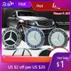 XEKVA1 2025 Hot New 2025 For Mercedes Benz 4pcs ABS 75mm Car Rims Hubcaps Wheel Center Caps For Mercedes Benz   C E S GLE CLC   W QQ56