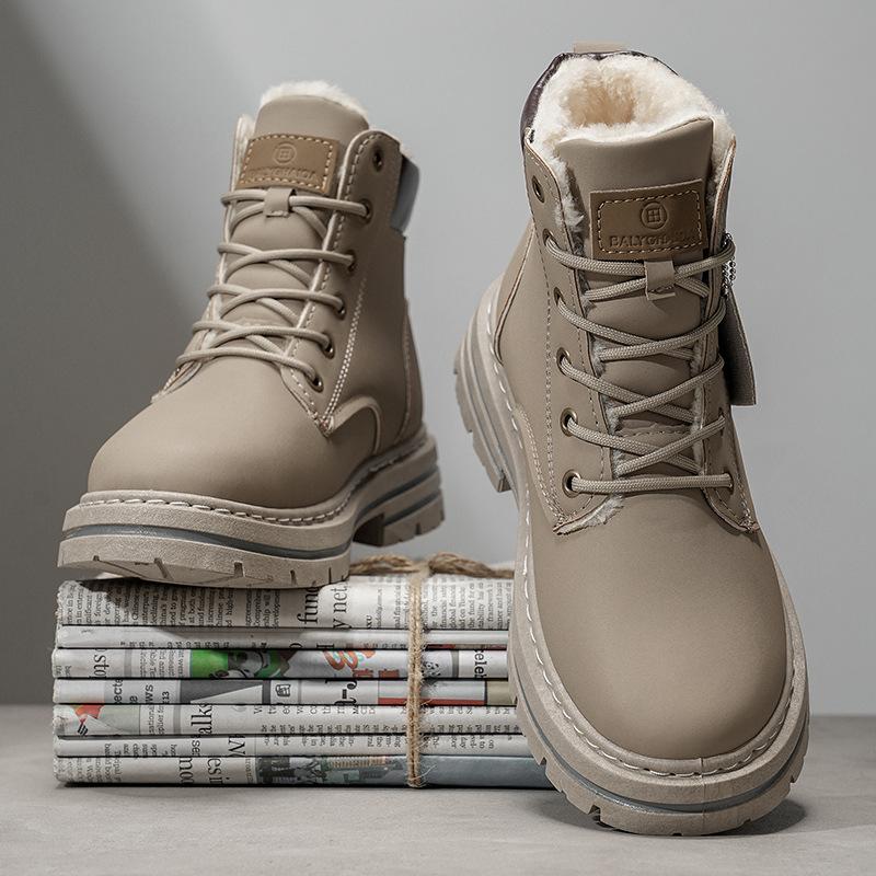 Martin boots men's autumn outdoor desert rhubarb boots men's casual retro British tooling shoes