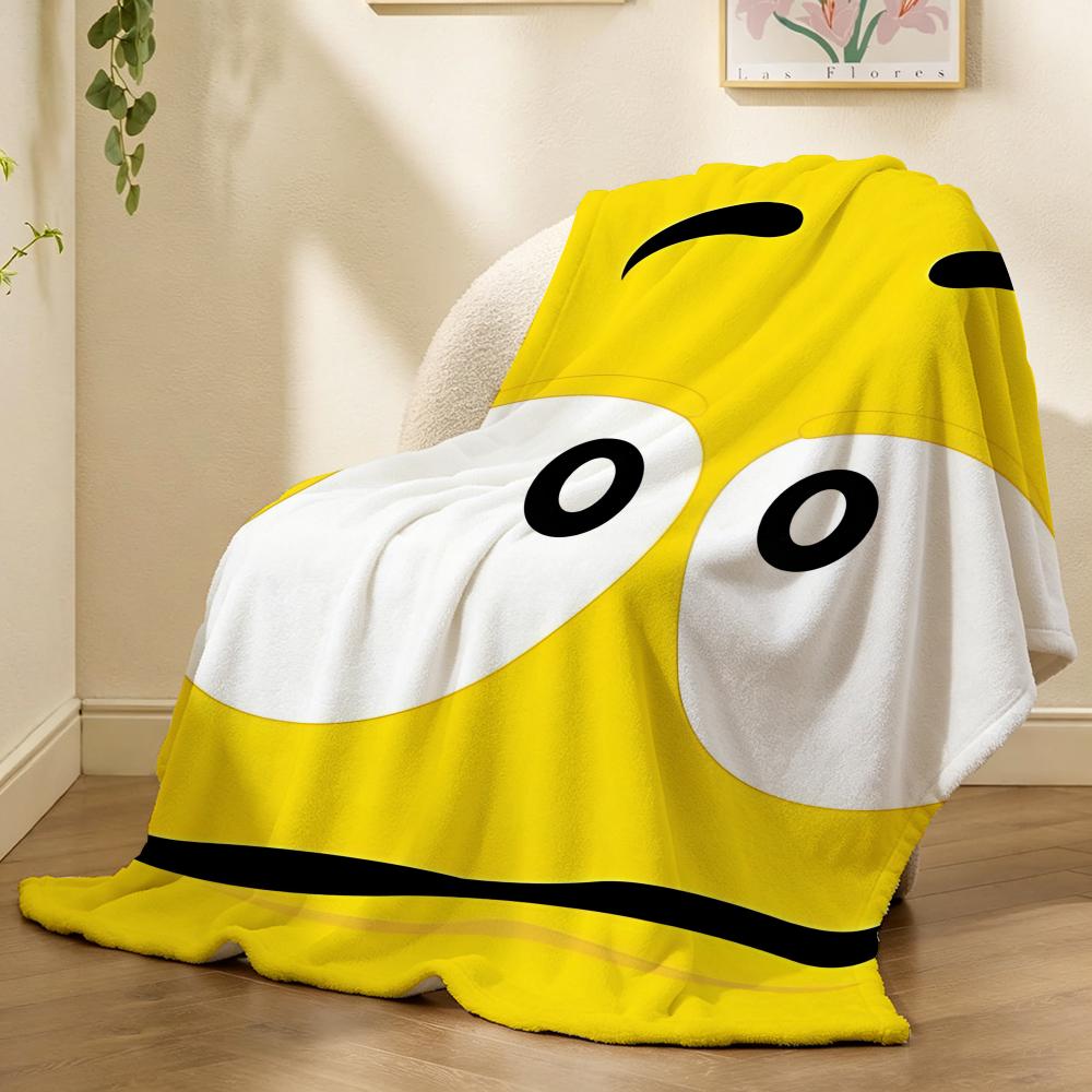 M&M's Throw Lightweight 240g Flannel Blanket Soft Skin-friendly for Summer Cooling