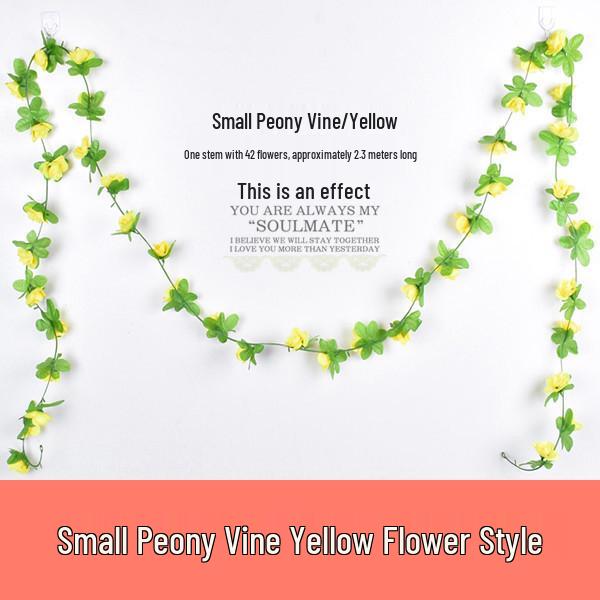 Artificial Rose Garland for Wall Hanging and Indoor Decor